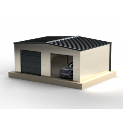 Garage isolé - 2 places -...